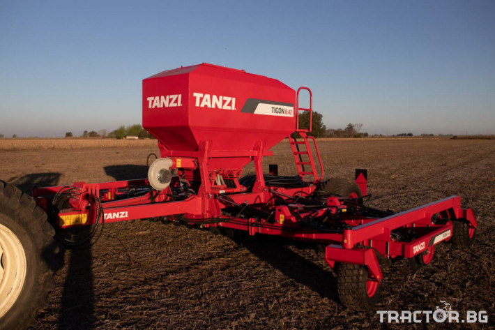 Сеялки No Till Tanzi Налична! Най-продаваемата аржентинска сеялка в България, Tigon 8.42 Air Drill 1 - Трактор БГ
